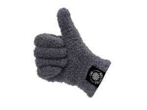 THE COLLECTION Finger Mitt 2-Pack Dark Grey - 15x15cm
