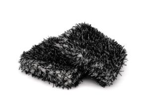 THE COLLECTION Wheel Mitt Black & White - 15x15cm